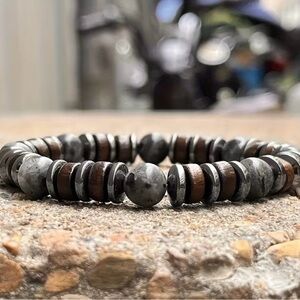 Natural Labradorite Emotional Balance & Intuition Bracelet